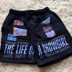 Taylor Swift Black Graphic Women's Athletic Shorts